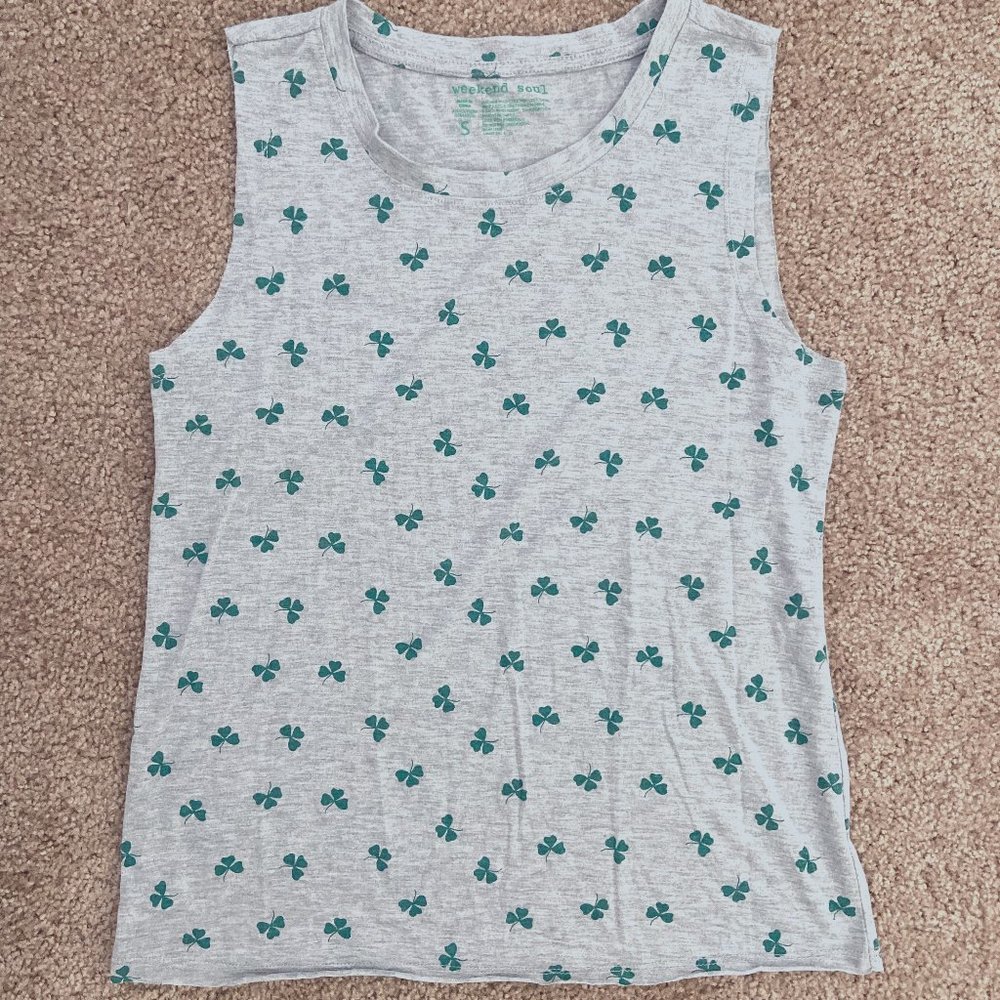 Shamrock Clovers Sleeveless Tee